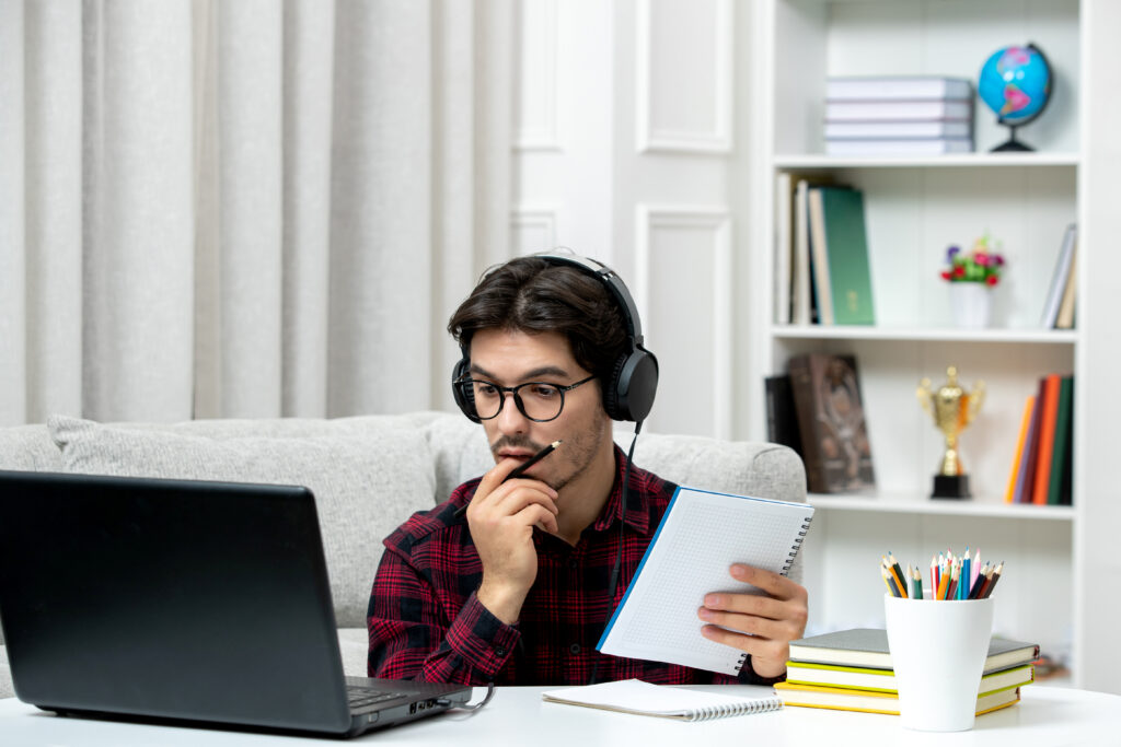 Teenager Learning Online