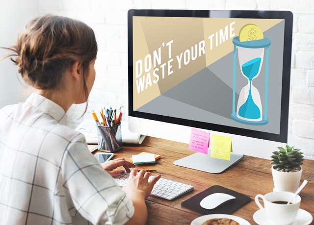 Do Not Waste Your Time Concept