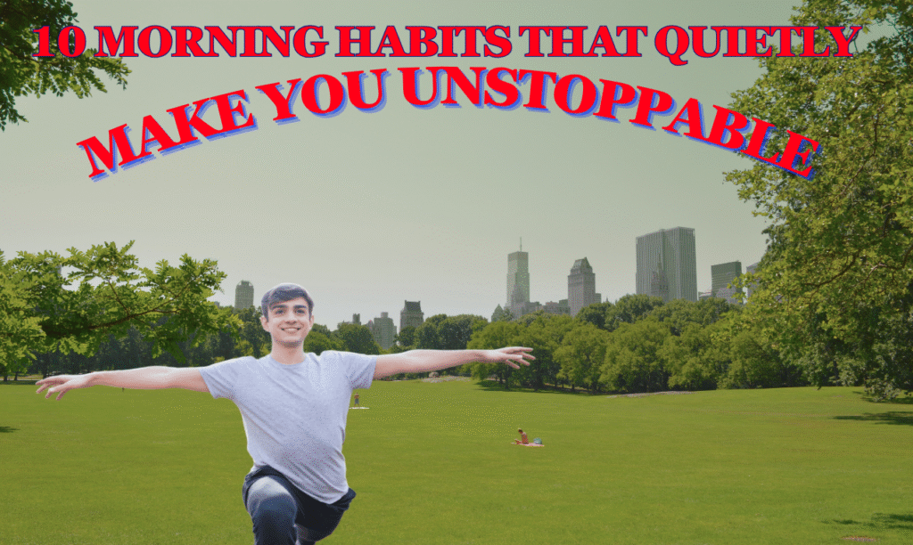 10 Morning Habits that quietly make you Unstoppable